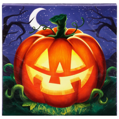 Signature SELECT Creative Converting Halloween Night Lunch Napkins - 16 Count - Image 3