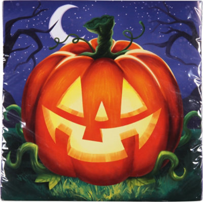 Signature SELECT Creative Converting Halloween Night Lunch Napkins - 16 Count - Image 2