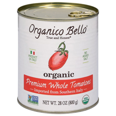 Organico Bello Whole Italian Organic Tomato - 28 Oz - Image 3