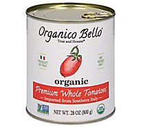 Organico Bello Whole Italian Organic Tomato - 28 Oz