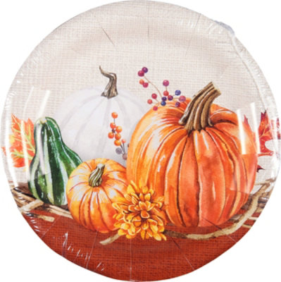 Signature SELECT Creative Converting Autumn Feeling Lunch Plates - 8 Count - Image 2