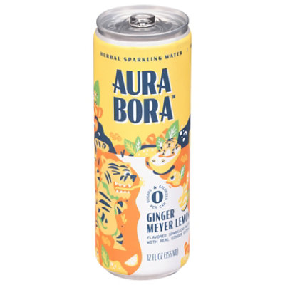 Aura Bora Ginger Meyer Lemon Sparkling Water - 12 Fl. Oz. - Image 3