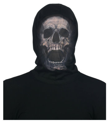 Seasons Skull Mesh Face Fabric Mask - Each - Image 1