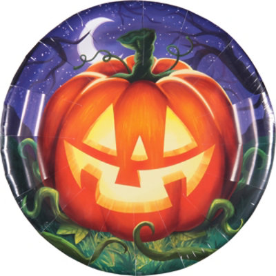 Signature SELECT Creative Converting Halloween Night Lunch Plate - 8 Count - Image 2