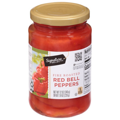 Signature SELECT Fire Roasted Red Bell Peppers - 12 Oz - Image 4