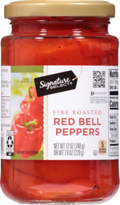 Signature SELECT Fire Roasted Red Bell Peppers - 12 Oz - Image 2