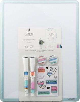 U Brands 11x14 Inch Magnetic Dry Erase Board - Each - Image 2