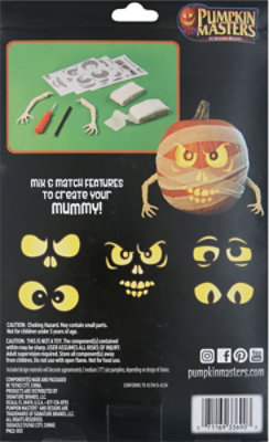 Pumpkin Masters Mummy Pmpkn Deco Kit - Each - Image 4