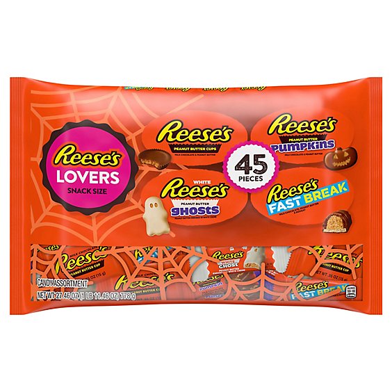 Reese's Lovers Snack Size 45 Count - 27.46 Oz