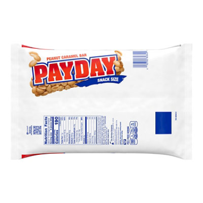 Payday Peanut Caramel Snack Size Halloween Candy Jumbo Bag - 20.3 Oz - Image 2