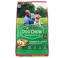 Purina Dog Chow Dry Dog Food Complete Adult With Real Chicken Bag - 42 LB