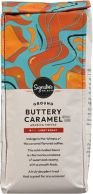 Signature SELECT Buttery Caramel Ground Coffee - 18 Oz - Image 6