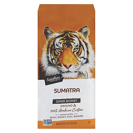 Signature Select Sumatra Ground Coffee - 18 Oz - Image 3