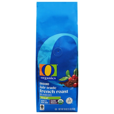 O Organics French Roast Decaf Ground Coffee - 16 Oz - Image 4