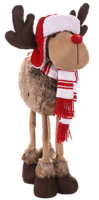 Overjoyed Boutique Holiday Moose Small - Each - safeway