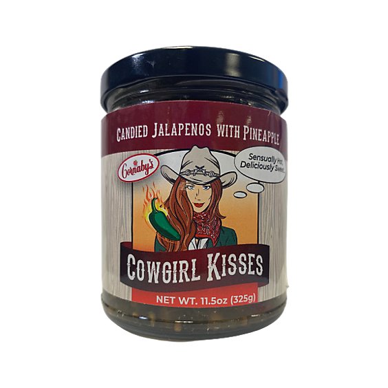 Cornaby's Cowgirl Kisses Candied Jalapeno With Pineapple - 11.5 Oz