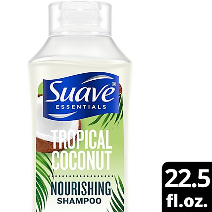 Suave Naturals Tropical Coconut Shampoo - 22.5 Fl. Oz. - Image 1