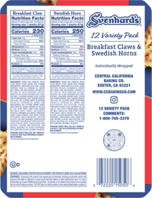 Svenhard's Breakfast Claw And Swedish Horn Variety Pack 12 Count - 24 Oz - Image 6