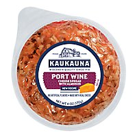 Kaukauna Port Wine Spreadable Cheese with Almonds - 6 Oz - Image 1