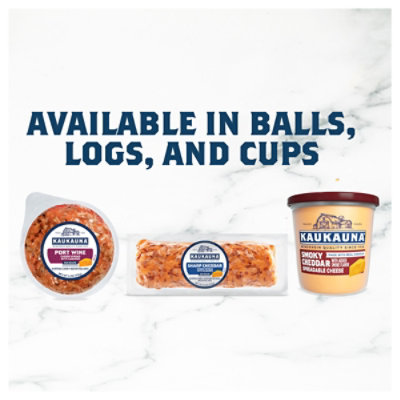 Kaukauna Port Wine Spreadable Cheese Ball - 6 Oz - Image 7