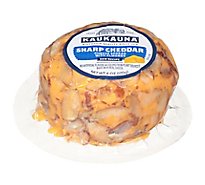 Kaukauna Sharp Cheddar Spreadable Cheese with Almonds - 6 Oz