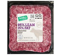 Signature Farms 85% Lean 15% Fat Ground Beef - 16 Oz
