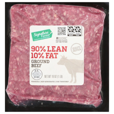 Signature Select Ground Beef 90% Lean 10% Fat - 16 Oz - Image 2