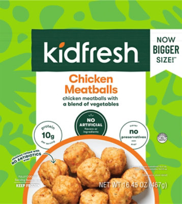 Kidfresh Chicken Meatballs - 16.45 Oz - Image 1