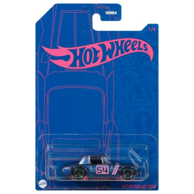 Mattel Hot Wheels Black & Red Vehicles- Nissan Fairlady 2000 - EA