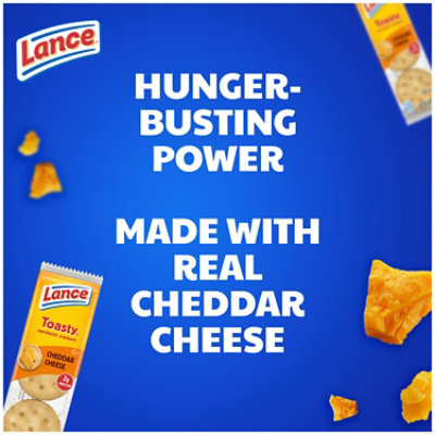 Lance Toasty Cheddar Sandwich Crackers - 8 Ct - 1.25 Oz - Image 2