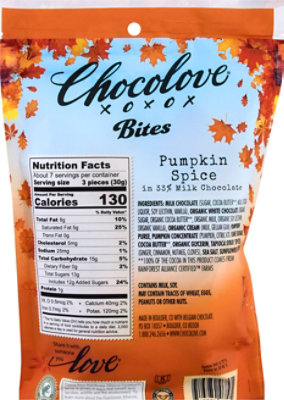 Chocolove Pumpkin Spice Bites - 7.05 Oz - Image 6