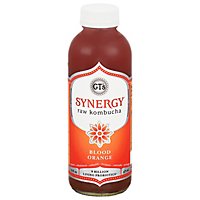 GT's Synergy Organic Blood Orange Kombucha - 16 Fl. Oz. - Image 3