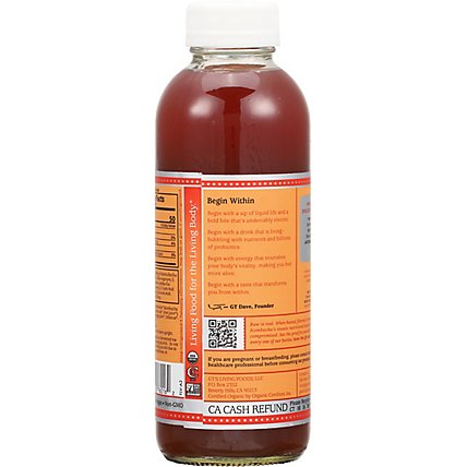 GT's Synergy Organic Blood Orange Kombucha - 16 Fl. Oz. - Image 6