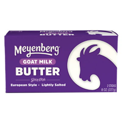 Meyenberg European-Style Kosher Gluten Free Goat Butter - 8 Oz - Image 1