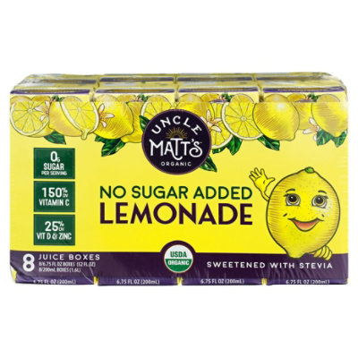 Uncle Matt's Organic Lemonade Juice Box - 8-54 Fl. Oz. - Image 3