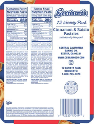 Svenhard's Variety Pack Cinnamon & Raisin - 12 Count - Image 6