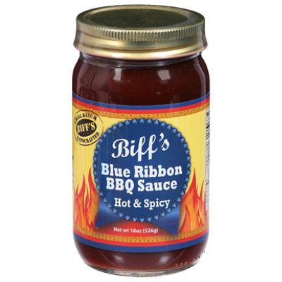 Biff's Blue Ribbon Hot & Spicy Bbq Sauce - 18 Oz - Image 3