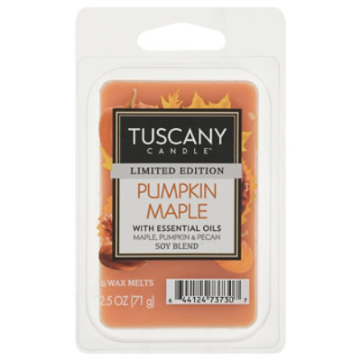 Tuscany Pumpkin Maple Candle Melts 2.5 Oz JewelOsco