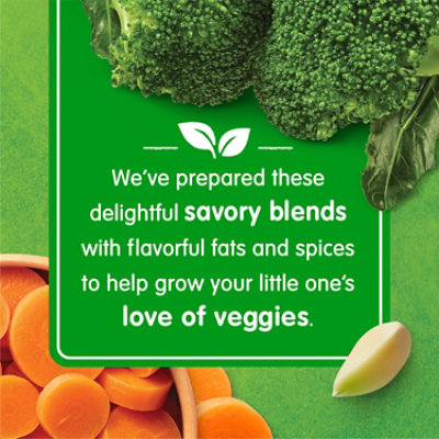 Happy Baby Organics Stage 2 Broccoli & Carrot with Olive Oil + Garlic Baby Food Pouch - 4 Oz - Image 2