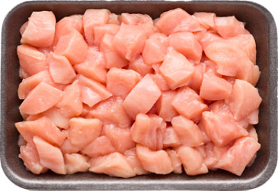 Hand Trimmed Diced Boneless Chicken Breasts - Lb - Image 1