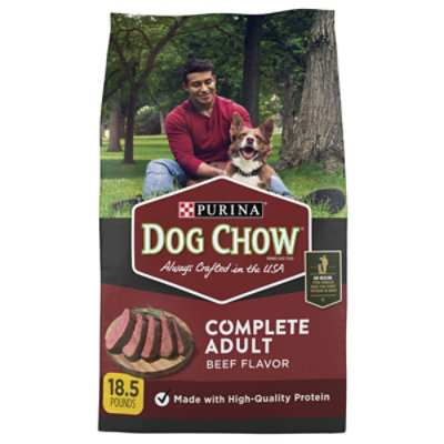 Purina Chow Beef Pet Dry Dog Food 18.5 Lb