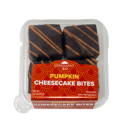 Pumpkin Cheesecake Bites 4 Count - 3.2 Oz - Image 1