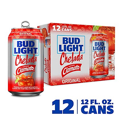 Bud Light & Clamato Beer Chelada In Cans - 12-12 Fl. Oz. - Image 2