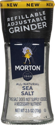 Morton Sea Salt Grinder - 2.5 Oz - Image 2