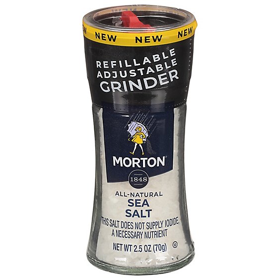Morton Sea Salt Grinder - 2.5 Oz