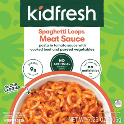 Kidfresh Spaghetti Loops Meat Sauce - 7.25 Oz - Image 1