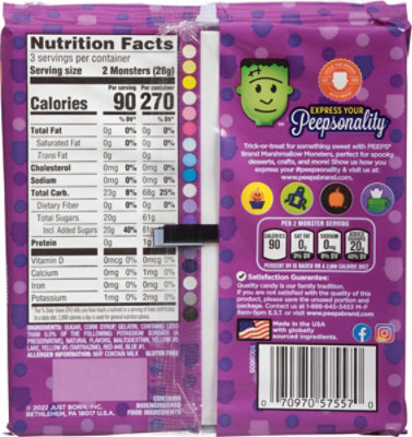 Peeps Monsters Marshmallow - 3 Oz - Image 5