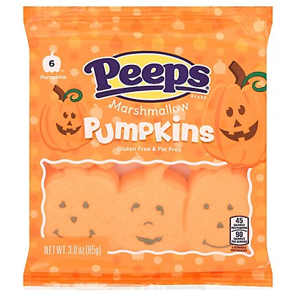 Peeps Pumpkins Marshmallow - 3 Oz - Image 1
