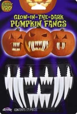 Fun World Holiday Time Pumpkin Fang Light Up – Each - Image 2