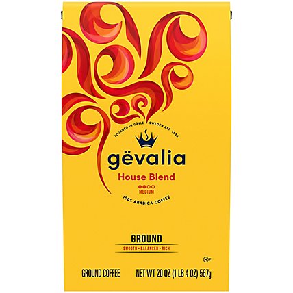 Gevalia House Blend Medium Roast 100% Arabica Ground Coffee Bag - 20 Oz - Image 5